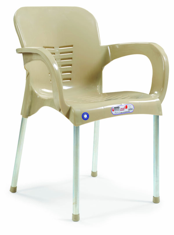 Metal Ayaklı Krem Sandalye
